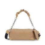 Bolsa Bowling Textil con Monedero color Camel - Imagen 4