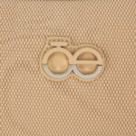 Bolsa Bowling Textil con Monedero color Camel - Imagen 5