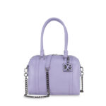 Bolsa Bowling con Charm color Lila