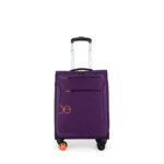 Maleta Vertical Chica 20 plg para Cabina Textil color Morado