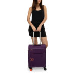 Maleta Vertical Chica 20 plg para Cabina Textil color Morado - Imagen 2