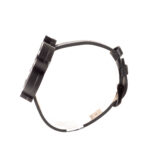 Reloj casual con logo doble como carátula y correa de piel - Imagen 4