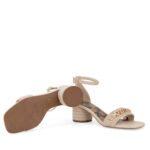 1CZV25998 CALZADO CLOE SANDALIA TACON BEIGE - Imagen 4