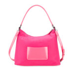 Bolsa Hobo Grande Textil color Rosa - Imagen 5