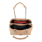 Bolsa Satchel Atemporal color Camel - Imagen 5