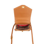 Bolsa Briefcase Chica con Mascada color Café - Imagen 5