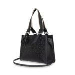 Bolsa Satchel Grande Charm de Monograma color Negro - Imagen 3