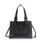 Bolsa Satchel Grande Charm de Monograma color Negro - Imagen 4