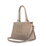 Bolsa Satchel Grande Atemporal color Nude - Imagen 3