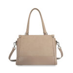 Bolsa Satchel Grande Atemporal color Nude - Imagen 4