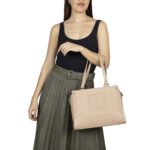 Bolsa Satchel Grande Atemporal color Nude - Imagen 5