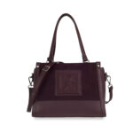 Bolsa Satchel Grande Atemporal color Rojo Tinto