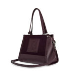 Bolsa Satchel Grande Atemporal color Rojo Tinto - Imagen 3