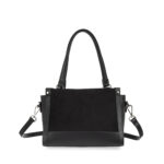 Bolsa Satchel Mediana Atemporal color Negro - Imagen 4
