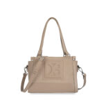Bolsa Satchel Mediana Atemporal color Nude