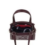 Bolsa Satchel Chica Atemporal color Rojo Tinto - Imagen 2
