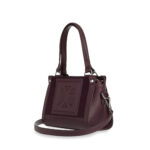 Bolsa Satchel Chica Atemporal color Rojo Tinto - Imagen 3