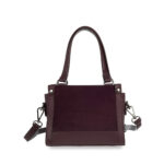 Bolsa Satchel Chica Atemporal color Rojo Tinto - Imagen 4