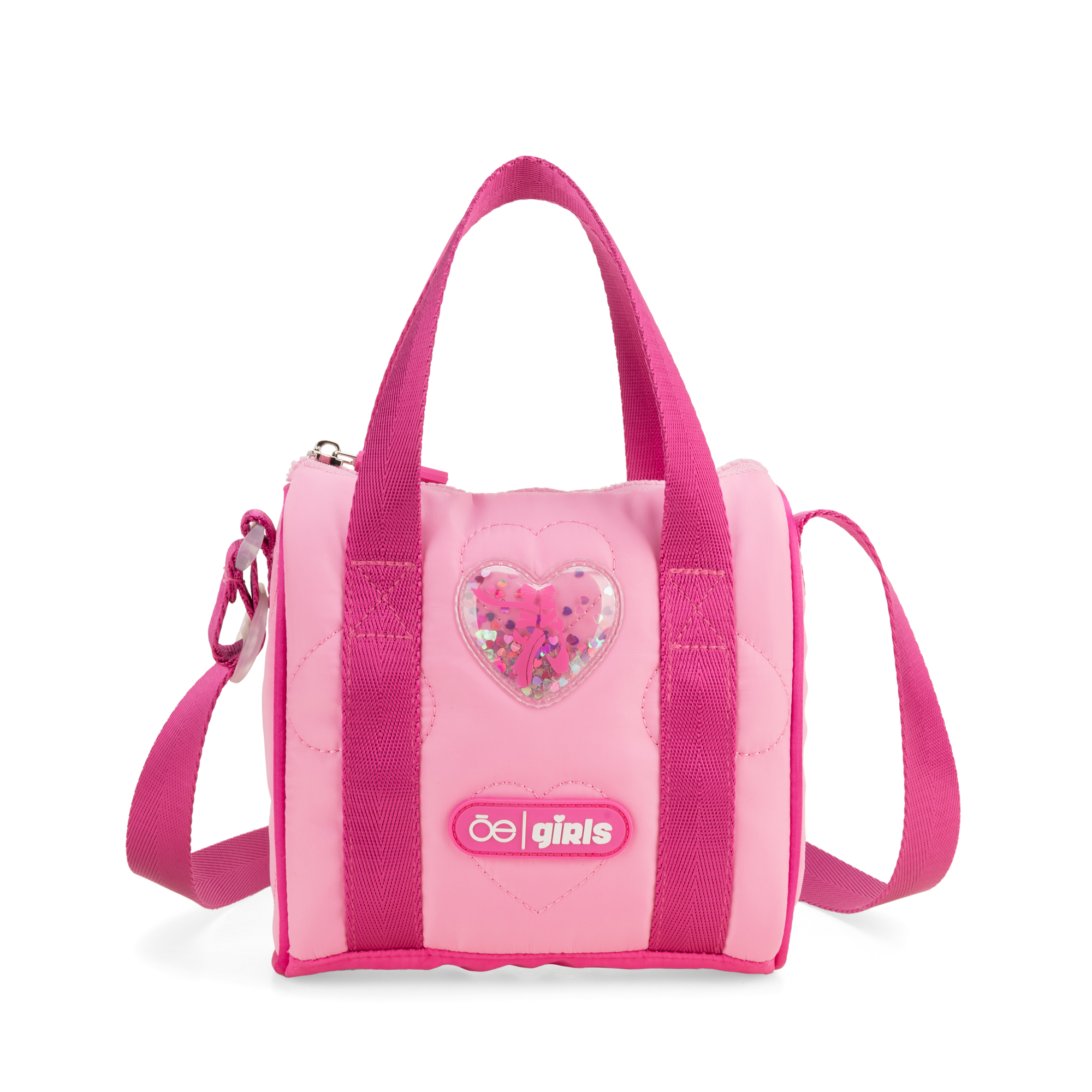 4BLGP25480ROS_1.jpg Bolsa Crossbody Mediana para Niña color Rosa - Imagen 1