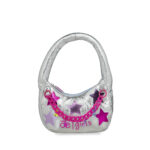 Bolsa Satchel para Niñas Estrellas color Plata