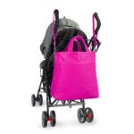 Pañalera Tote Textil con Accesorios color Magenta - Imagen 5