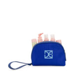 Cosmetiquera Cierre Sencillo Chica con Maneral color Azul - Imagen 2