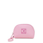 Cosmetiquera Cierre Sencillo Chica con Maneral color Rosa