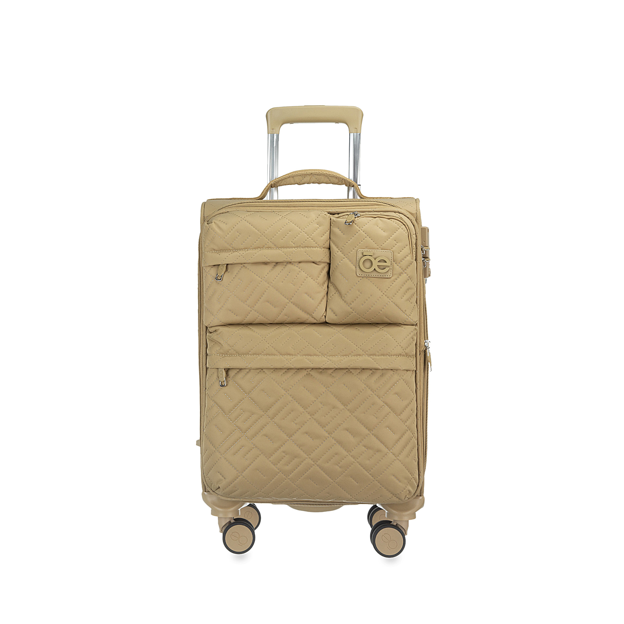 Maleta Chica de Cabina 20 plg Textil color Beige
