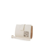 Cartera Porta Pasaporte Flap con Maneral color Blanco - Imagen 3