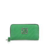 Cartera Grande Cierre Sencillo con Maneral color Verde