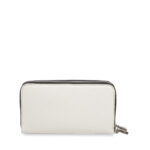 Cartera Grande Cierre Doble con Maneral color Blanco - Imagen 4