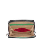 Cartera Grande Cierre Doble con Maneral color Verde - Imagen 2