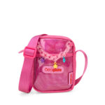 Bolsa Crossbody Vertical Para Niña Detalle Cadena color Rosa